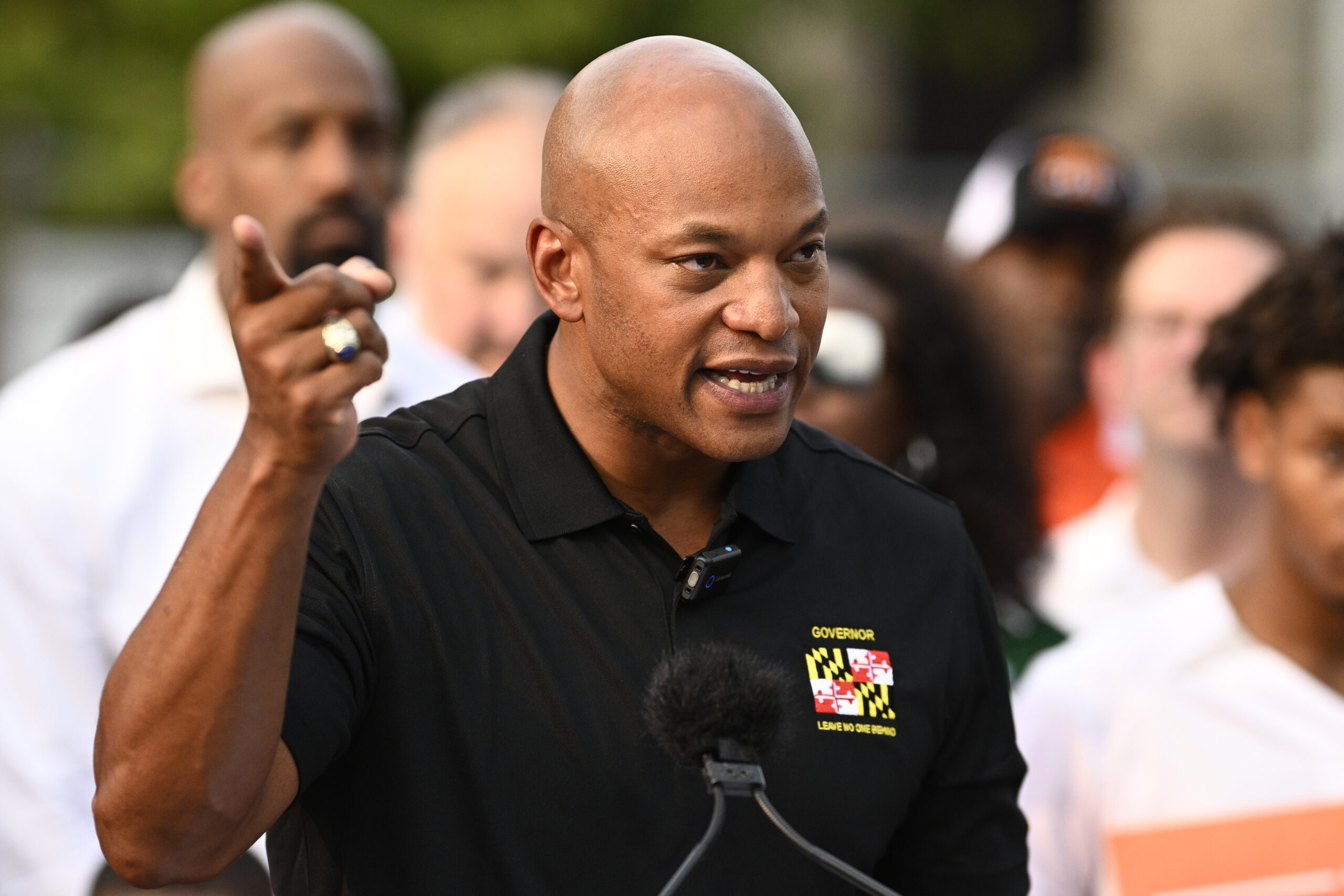 Maryland Gov. Wes Moore speaks during a press conference announcing the Protection from Predatory Pricing Act, in Severna Park, Maryland, Jan. 20, 2026.