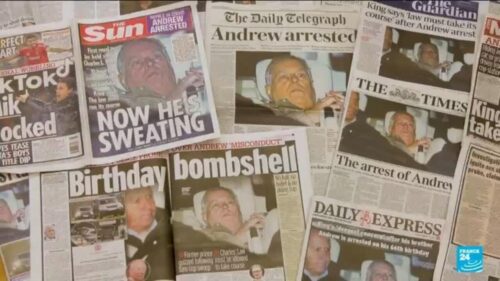 UK govt mulls removing ex-prince Andrew from line of succession