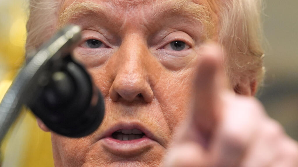 President Donald Trump in the White House.