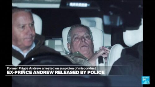UK police say former prince Andrew ‘released under investigation’