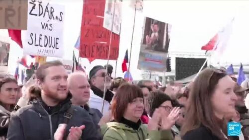 Tens of thousands rally in Prague to protest new PM Andrej Babis