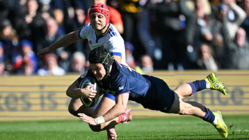 Seven-try Scotland stun France to end Les Bleus’ Six Nations Grand Slam hopes
