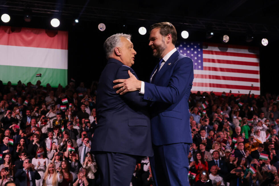 US Vice President JD Vance visited Budapest earlier this week to rally with Orban.