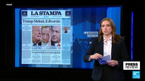 Italian papers united as PM Meloni faces off with Trump