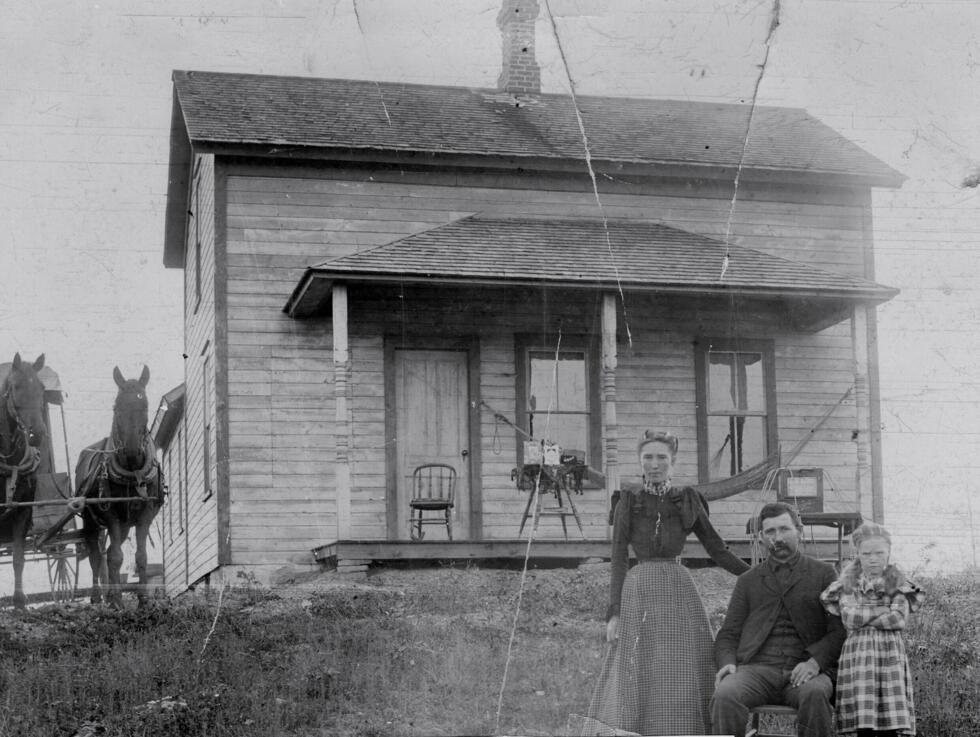 The film's discovery has taken Bill McFarland on another journey -- learning about the life of his great-grandfather William DeLyle Frisbee