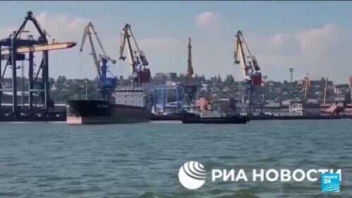 Vessel carrying grain Ukraine says stolen by Russia will not unload in Israel, Kyiv says