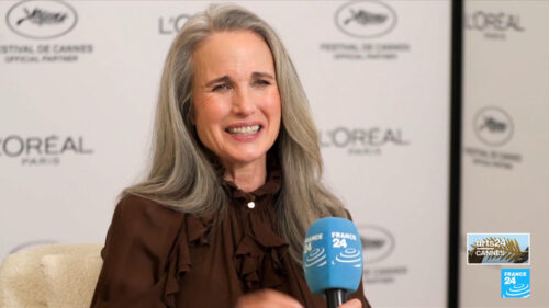 Andie MacDowell on timeless beauty at the Cannes Film Festival