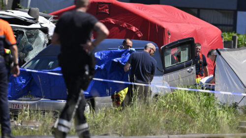Four dead after train and school bus collide in Belgium