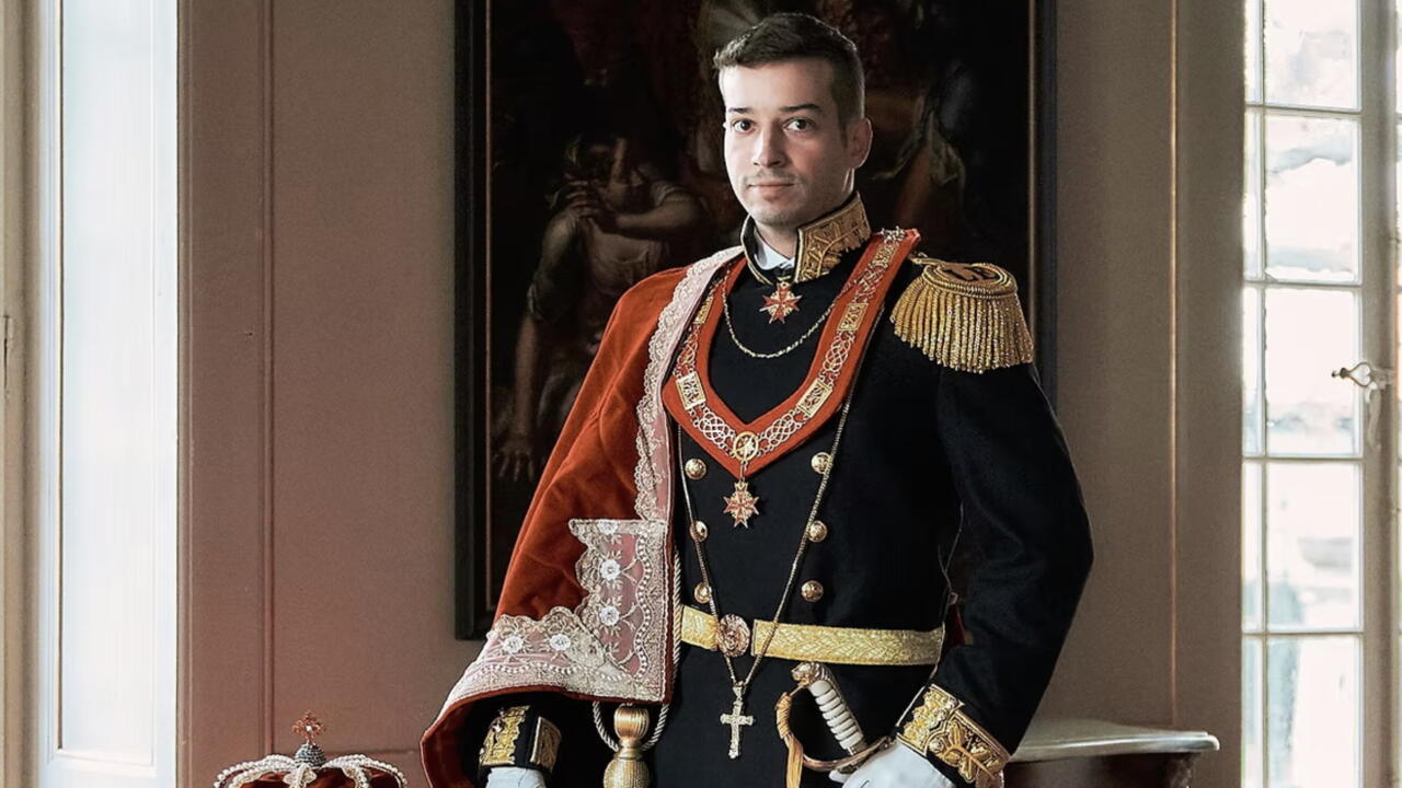 A screen shot taken from a video of a coronation Lauwiner held in Bern in 2019