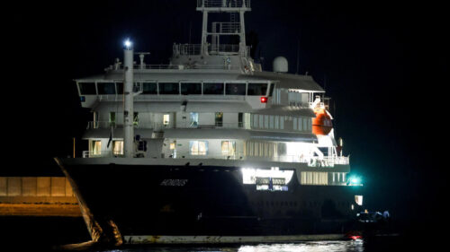 Cruise ship hit by hantavirus outbreak arrives in Spain’s Canary Islands