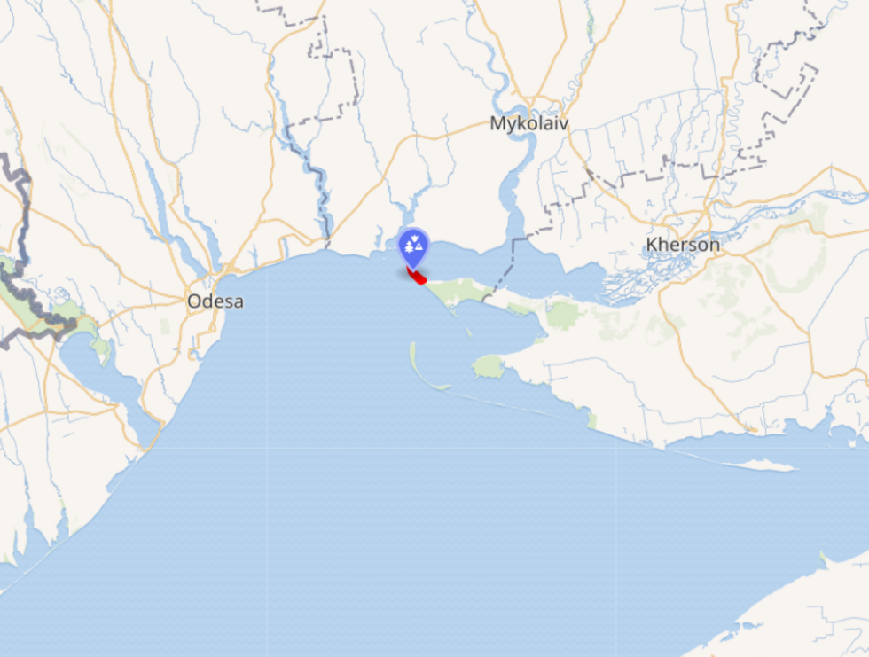 Although the spit is tiny, it has offered Russia plenty of military vantage points