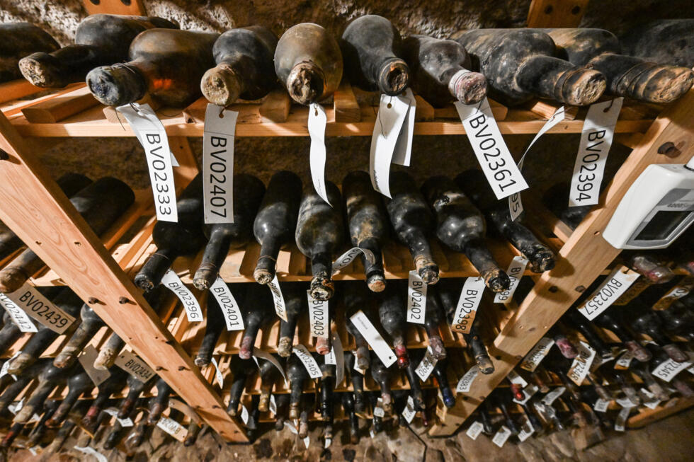 The wine is part of a collection of over 130 bottles that the castle plans to put on display