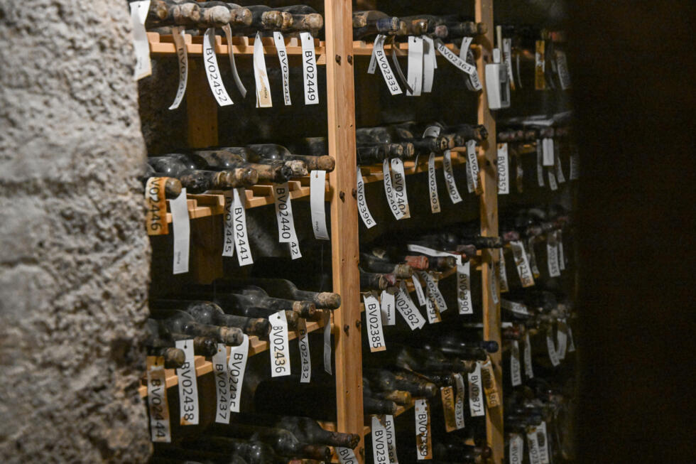 Only five bottles' worth of wine could be salvaged from the eight bottles of Ch d'Yquem