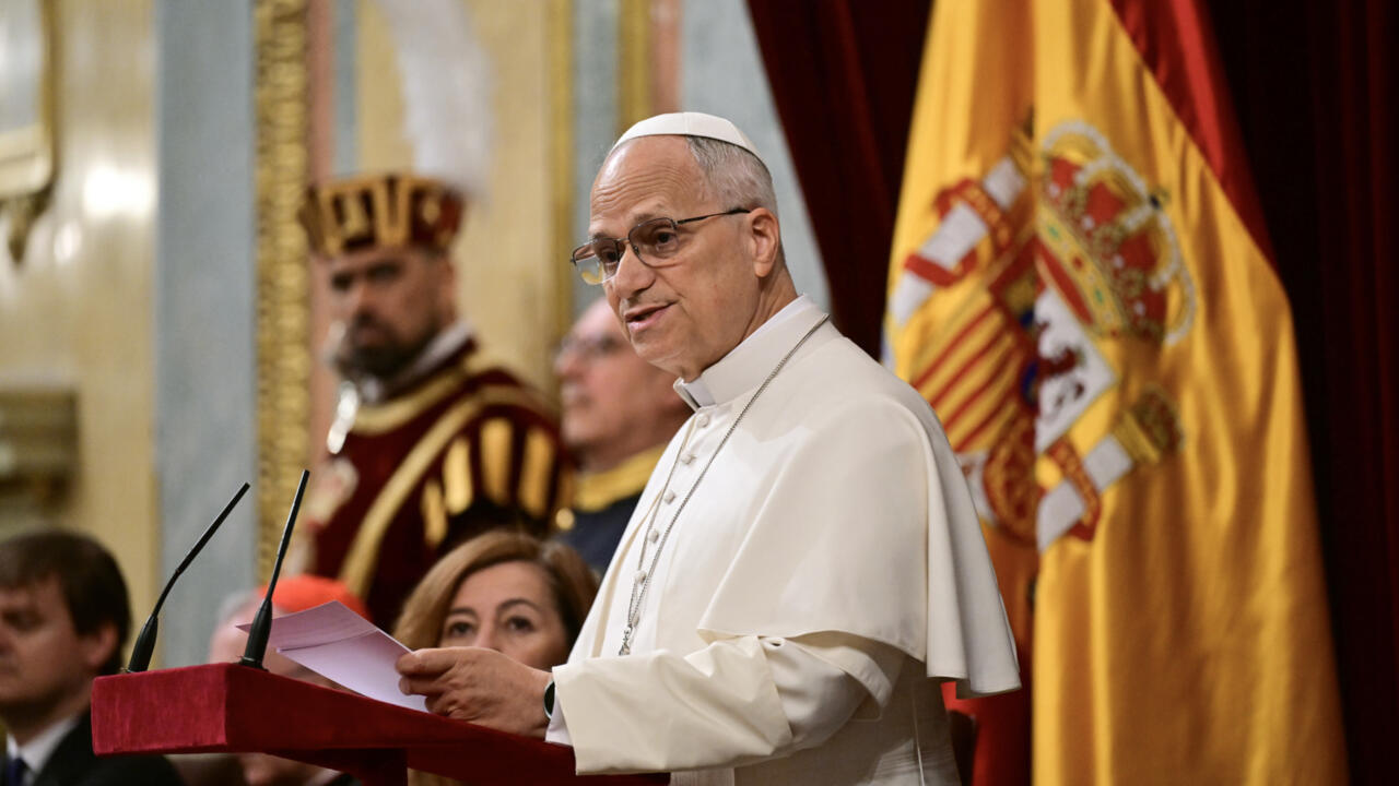 Pope Leo XIV, June 8, 2026 in Madrid