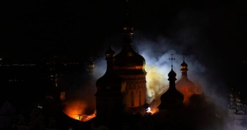 Russia strikes Kyiv cathedral in overnight drone attacks