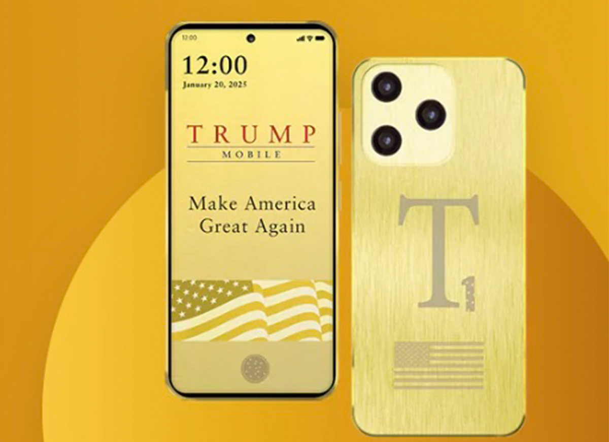 Trump Mobile Gold Phone (Image: Trump Mobile)