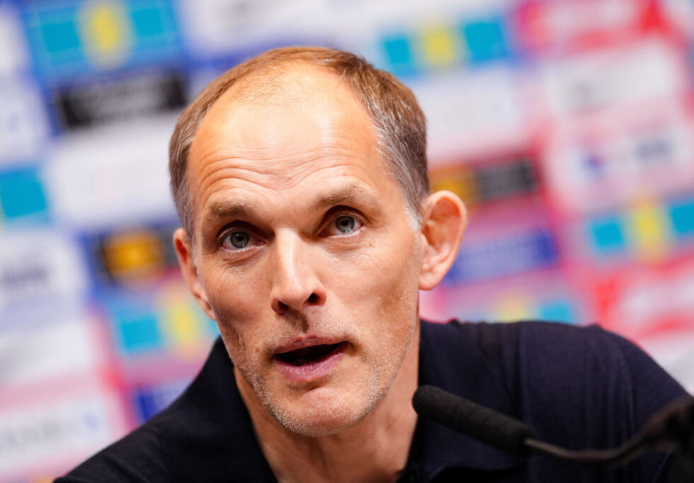 Le sélectionneur de l'Angleterre, Thomas Tuchel, lors de l'annonce de la composition de l'équipe d'Angleterre pour la Coupe du monde, à Londres, le vendredi 22 mai 2026