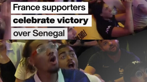 World Cup 2026: France supporters celebrate victory over Senegal