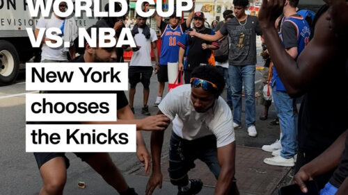 World Cup? Not today: New York is celebrating the Knicks