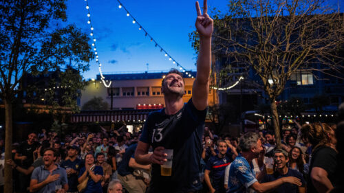 The week in pictures: World Cup celebrations, Obama’s legacy and wild swimming in Paris