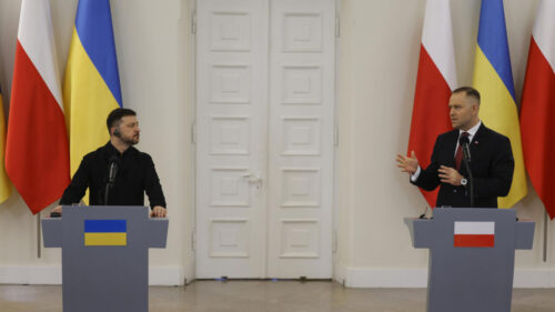 Ukraine’s Zelensky, top officials return Polish awards in WWII row