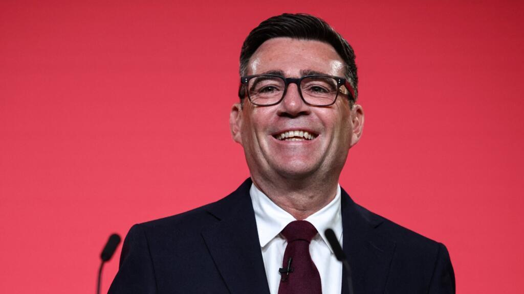 Andy Burnham speaks after being confirmed as the Labour Party's new leader and the country's next prime minister, during 'Labours Special Conference' in central London on July 17, 2026.