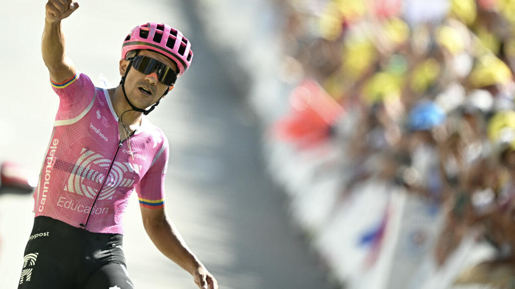 Richard Carapaz won the Tour de France stage 18