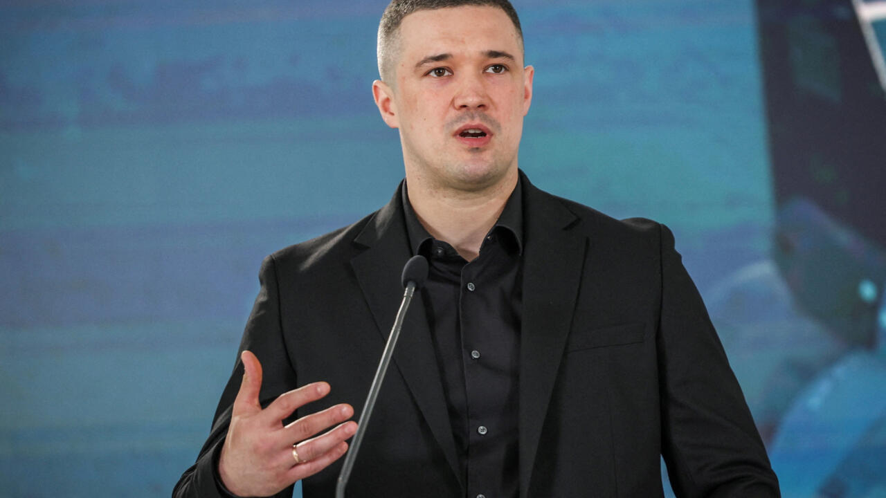 Volodymyr Zelensky au G7 à Évian le 16 juin 2026.