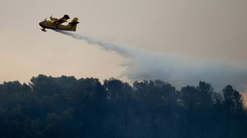 Fast-moving wildfire forces hundreds of evacuations in southern France