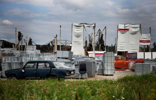 Ukraine drone attack sparks fire at Russian e-commerce giant’s warehouse near Saint Petersburg