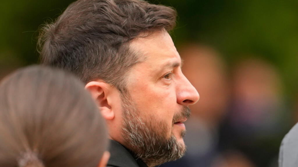 Volodymyr Zelensky au G7 à Évian le 16 juin 2026.