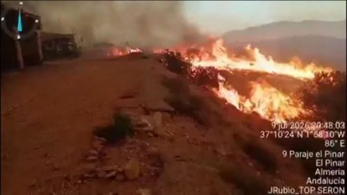 Wildfires rage across Spain as heatwave fuels flames