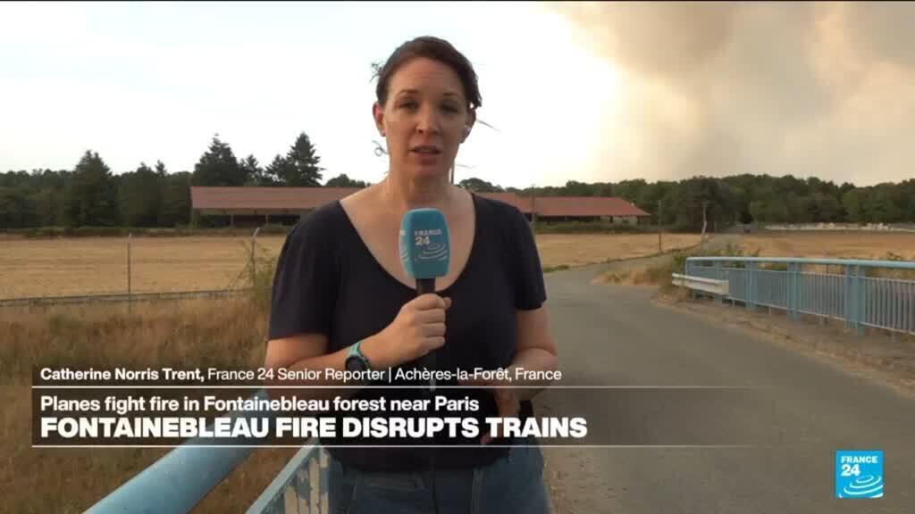Fontainebleau fire 'still not under control'