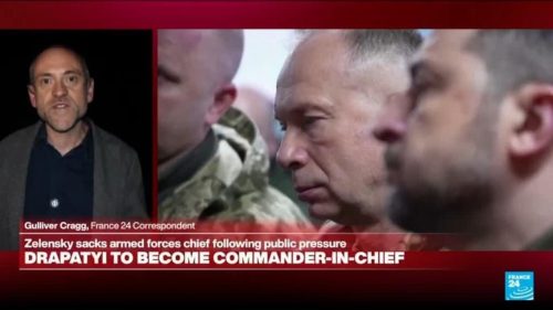 Ukraine’s Zelensky fires military chief after protests and names a replacement
