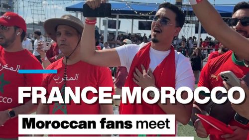 World Cup 2026: Moroccan fans meet to watch the quarter-final against France in Boston
