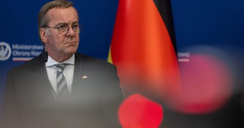 German defense chief opposes sharing intel with AfD