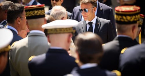 Macron trumpets high defense spending in last speech to the troops