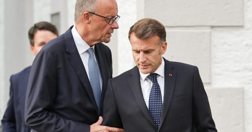As Le Pen looms, Macron and Merz bid to show Franco-German engine still has clout