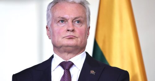 Lithuanian president warns NATO could fracture over defense spending
