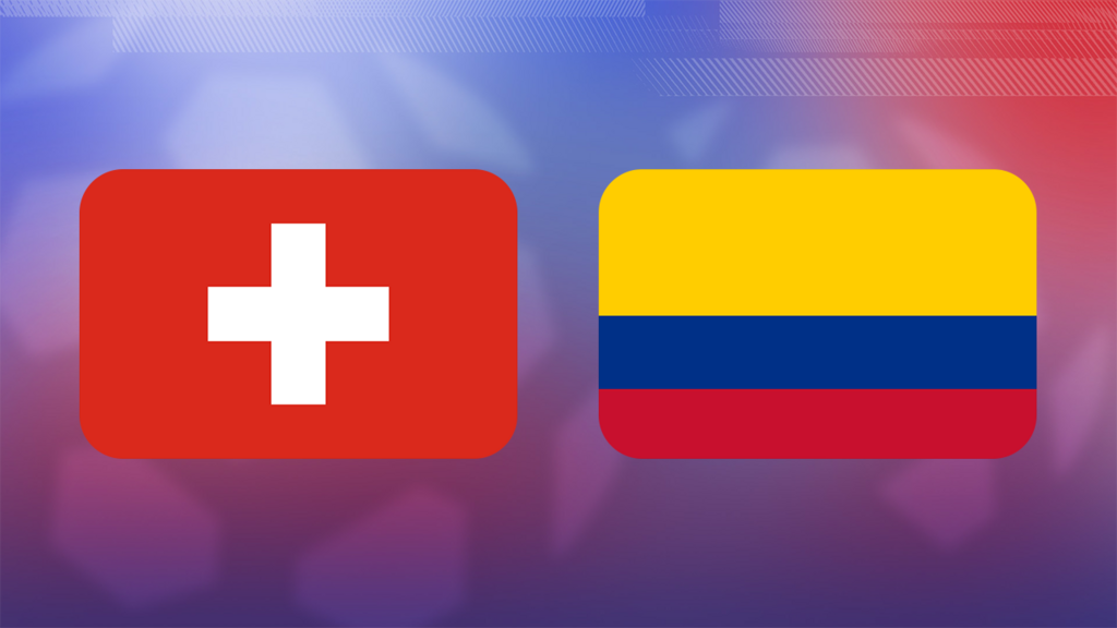 Switzerland face Colombia in a battle of World Cup outsiders.