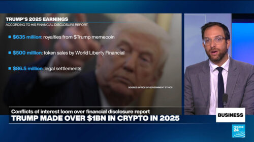 Trump made over $1 billion thanks to crypto in 2025