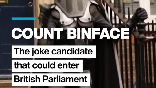 Count Binface: The joke candidate that could enter the British Parliament