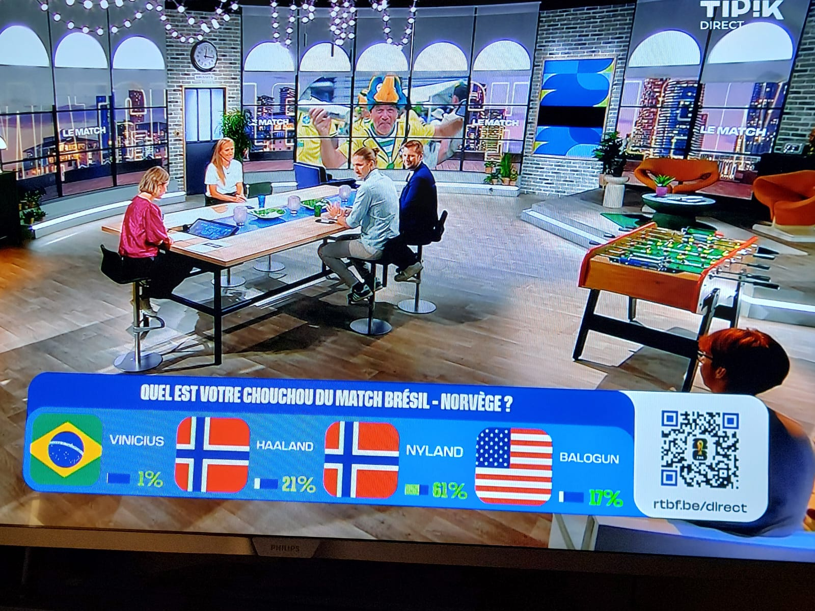 Image from Belgian broadcaster RTBF