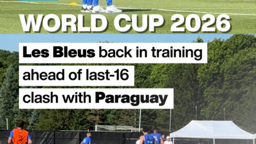World Cup: “Les Bleus” back in training ahead clash with Paraguay