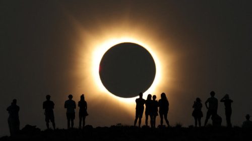 In pictures: Partial to total eclipse seen across much of Europe
