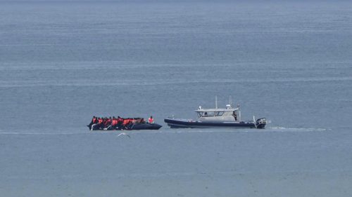 157 migrants rescued after boat catches fire during Channel crossing