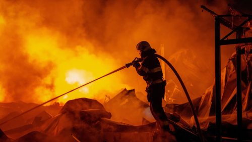 Ukrainian capital lit up by massive overnight Russian strikes, killing 17
