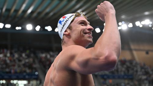 French swimmer Léon Marchand wins gold in Euros 400m freestyle