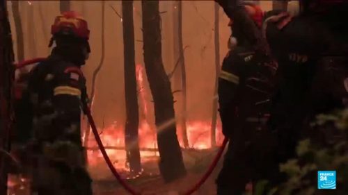 Greece: Blazes continue to spread across the country
