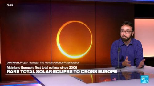 Mainland Europe’s first total eclipse since 2006